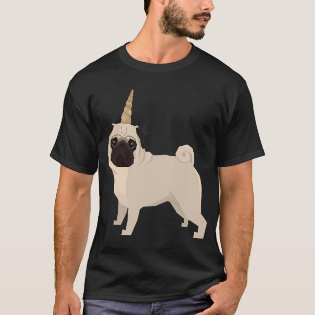 T-shirt Pug Coupable (Devant)