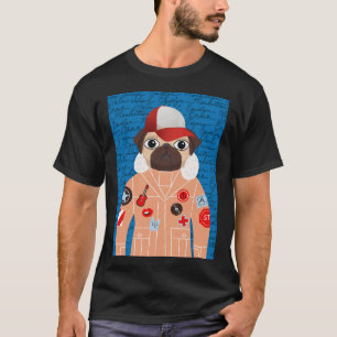 T-shirt pug de Manhattan