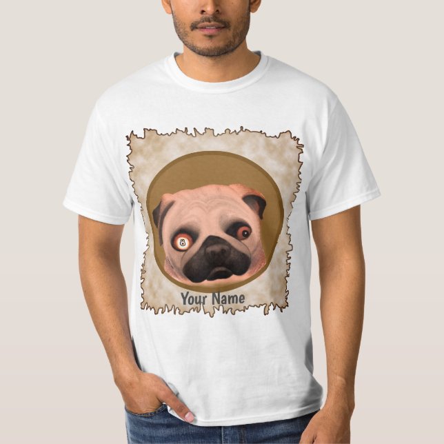 T-shirt pug Eightball (Devant)