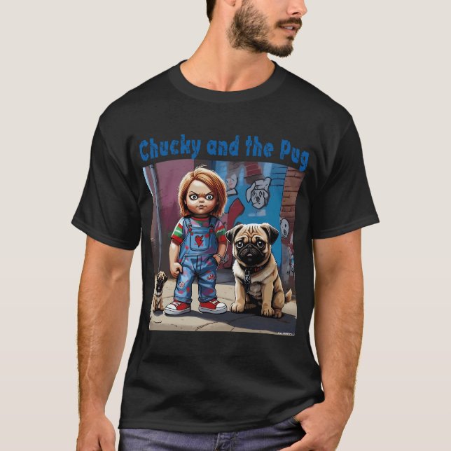 T-shirt Pug et Chucky 2 (Devant)