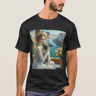 T-shirt Pug JOYEUX NOËL 167 4 juillet AMÉRICAIN