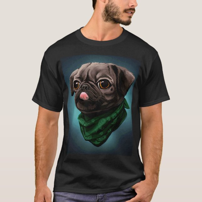 T-shirt PUG LIFE Premium Scoop 337 (Devant)