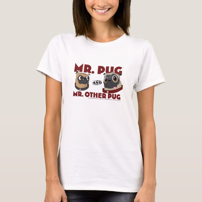 T-shirt Pug Long Sleeve (Devant)