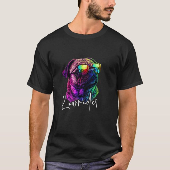T-shirt Pug Lowrider (Devant)