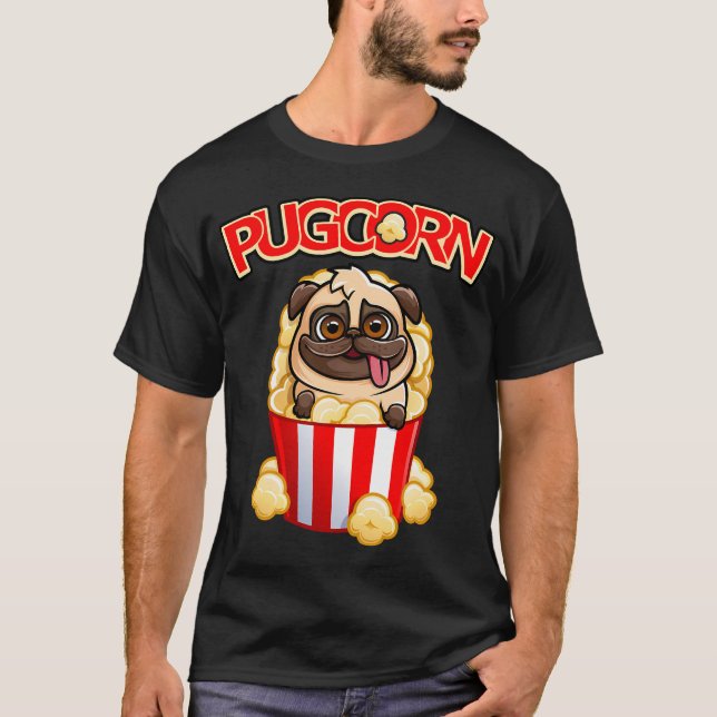 T-shirt Pug Maïs (Devant)