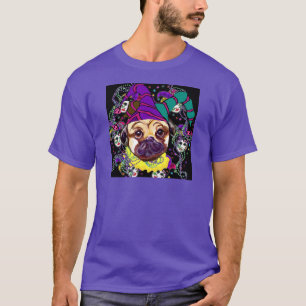 T-SHIRT PUG MARDI GRAS