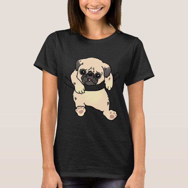 T-shirt Pug Nacious (Devant)