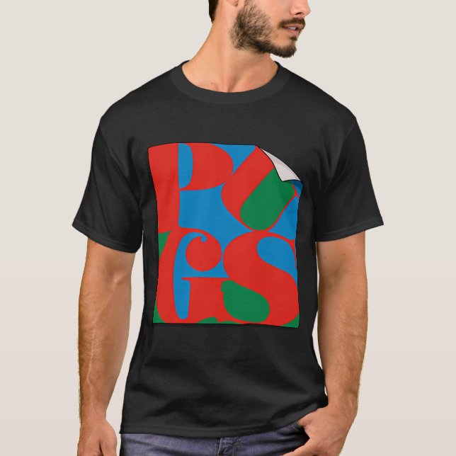 T-shirt Pugbert Indiana : PUGS Artwork (Devant)