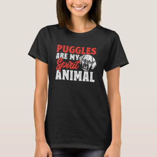 T-shirt Puggle Graphisme Pour Femmes Hommes Enfants Puggle