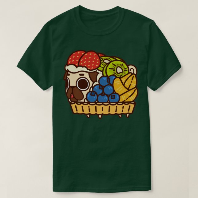 T-shirt Puglie de tarte aux fruits (Design devant)