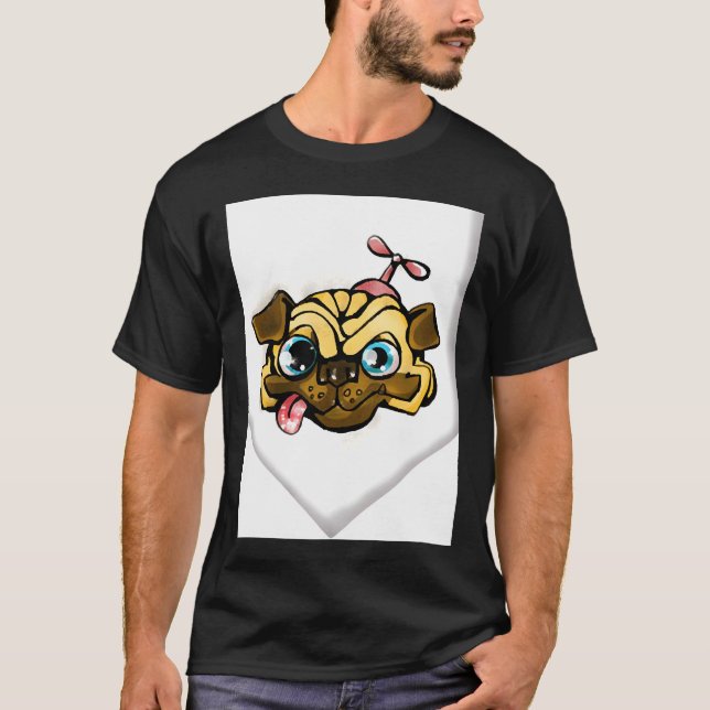 T-shirt Pugo Premium Scoop  120 (Devant)