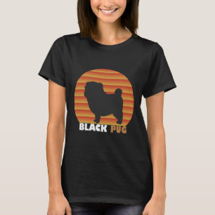 T-shirt Pugs Carlin noir