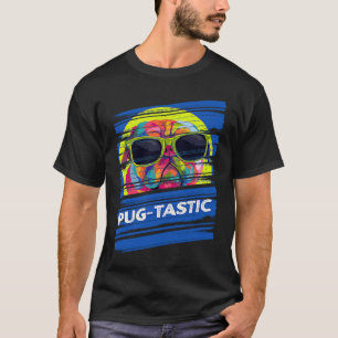 T-shirt Pugtastic Humour de Carlin Bouledogue Hollandais A