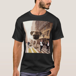 T-shirt PUGZILLA Funny Carlin pour Amoureux de les chiens 