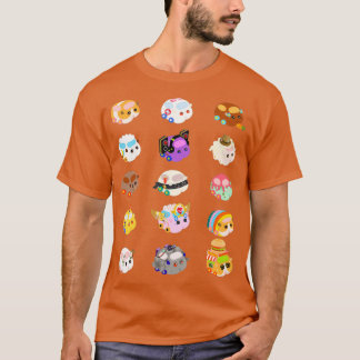 T-shirt Pui Pui Molcar Caractères Assortis Noir