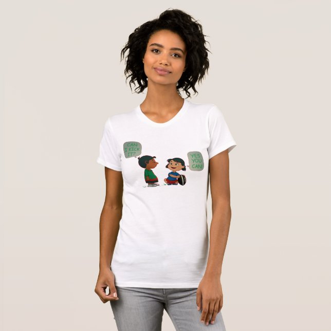 T-shirt Puis-je botter ça ? Essentiel (Devant entier)