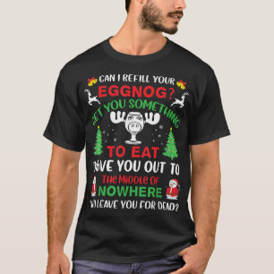 T-shirt Puis-Je Remplir Votre Devis De Vacances De Noël Ég