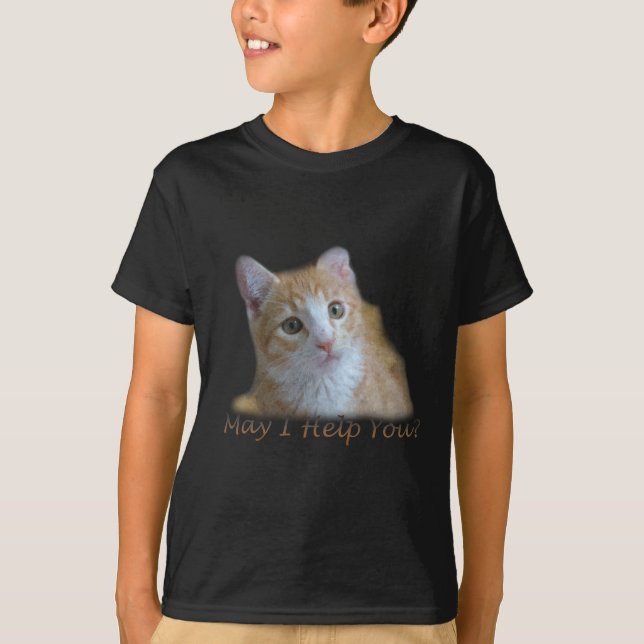 T-shirt Puis-je vous aider ? (Devant)
