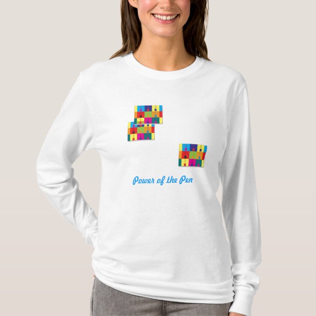 T-shirt Puissance 2009 de stylo (Devant)