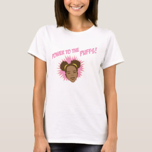 T-shirt Puissance à la pièce en t des femmes de souffles