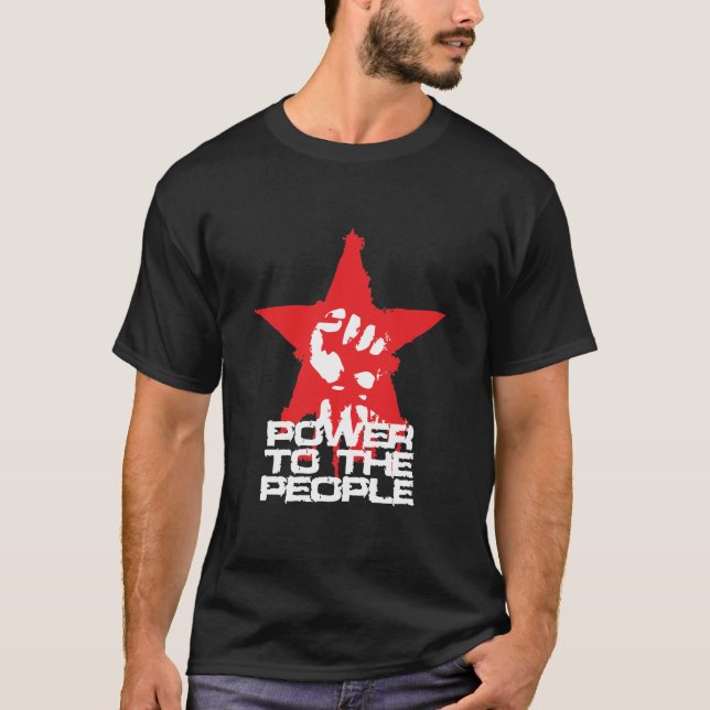 T-shirt Puissance aux personnes (Devant)