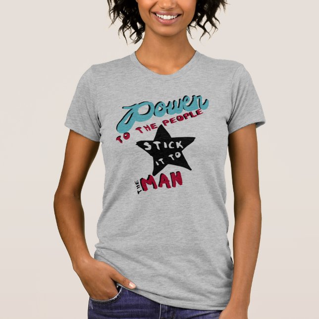 T-shirt Puissance aux personnes (Devant)