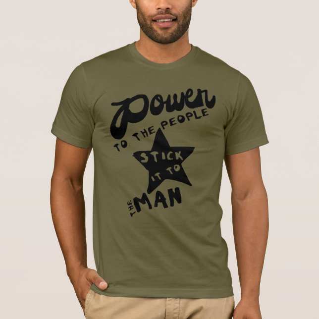 T-shirt Puissance aux personnes (Devant)