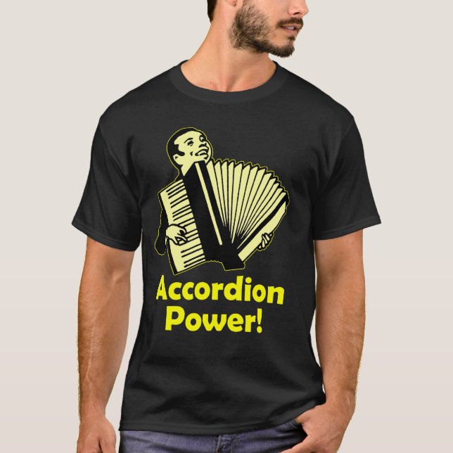 T-shirt Puissance d'accordéon ! (Devant)