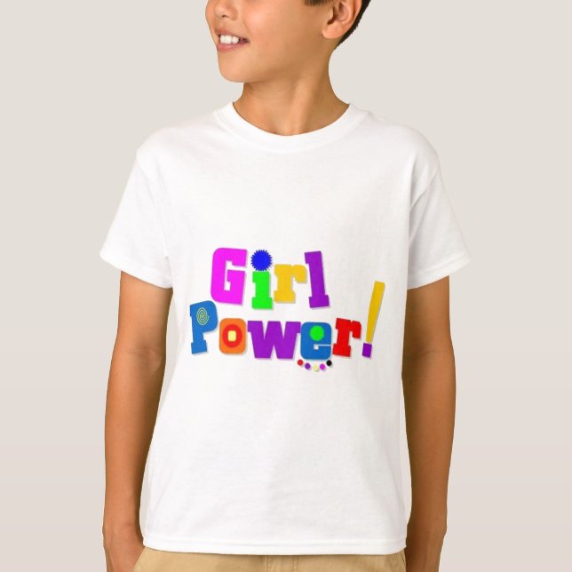 T-shirt Puissance de fille (Devant)