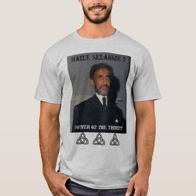 T-shirt Puissance de Haile Selassie I de la trinité (Devant)