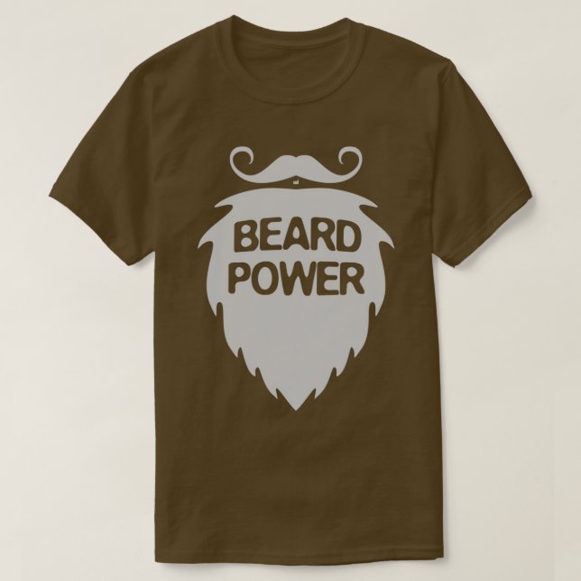 T-shirt Puissance de la barbe 3 (Design devant)