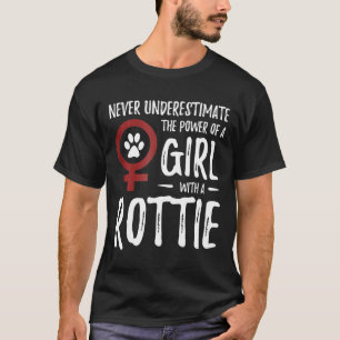 T-shirt Puissance De La Fille Avec Chemise Rottie Pour Chi
