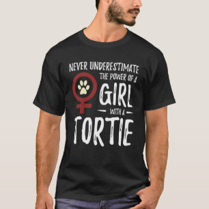 T-shirt Puissance de la fille Tortie Feminist Chat Maman