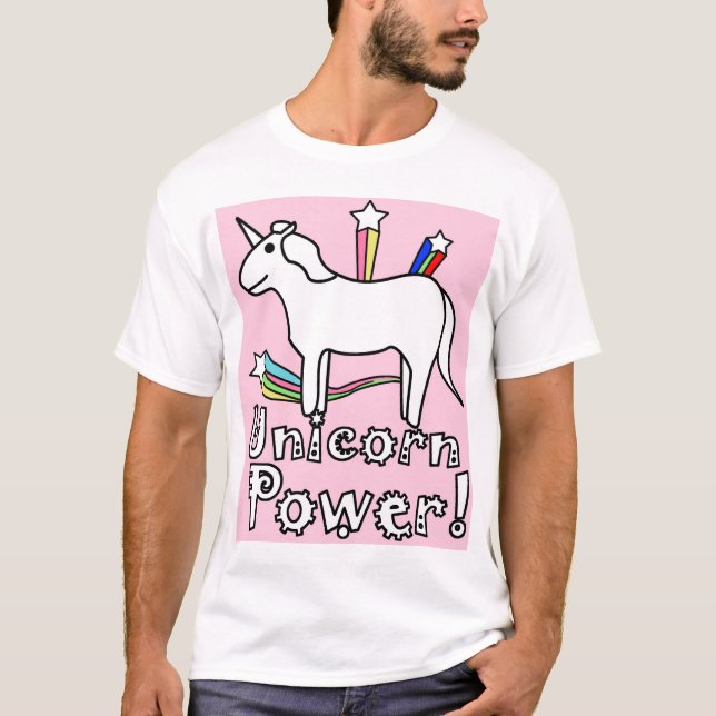 T-shirt Puissance de licorne ! (Devant)
