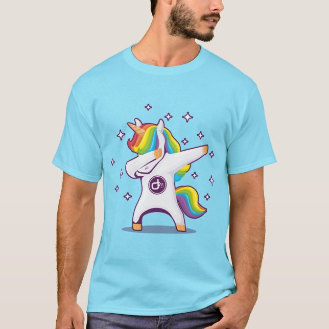T-shirt Puissance de licorne de DAPS (Devant)