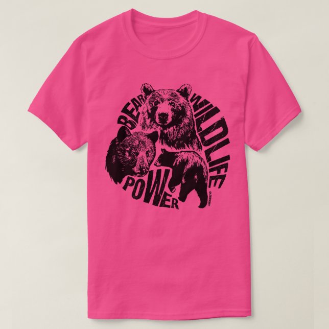 T-shirt Puissance de l'ours II (Design devant)