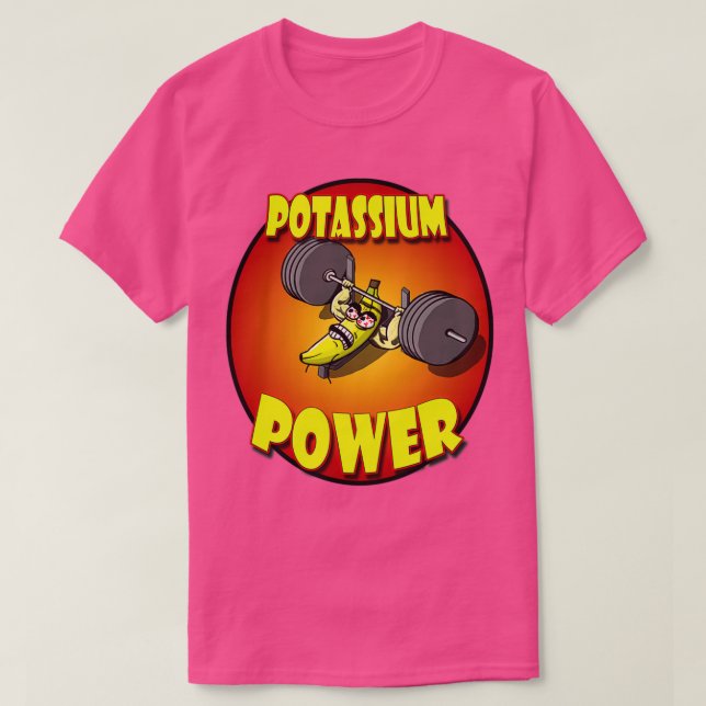 T-shirt Puissance de potassium (Design devant)