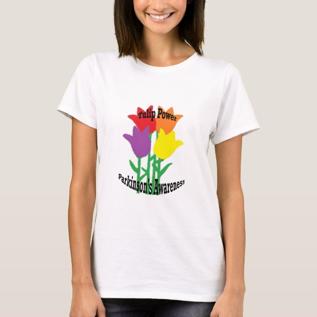 T-shirt Puissance de tulipe (Devant)