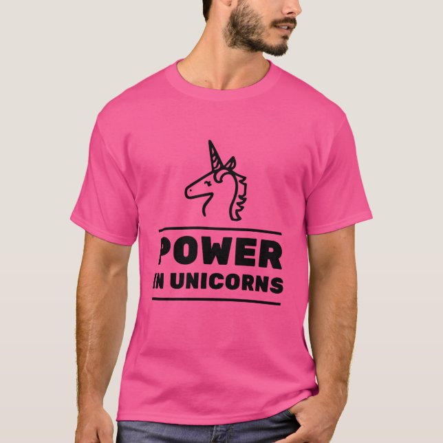 T-shirt Puissance des licornes (Devant)