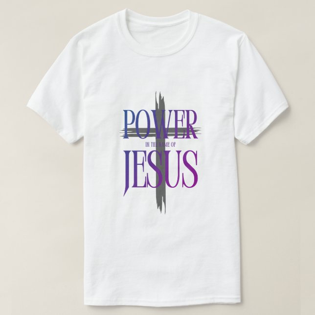 T-shirt Puissance du Nom de Jésus (Design devant)