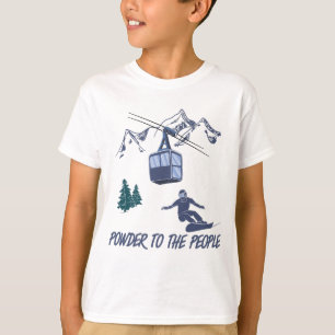 T-shirt Puissance du snowboard pour le peuple Station de s