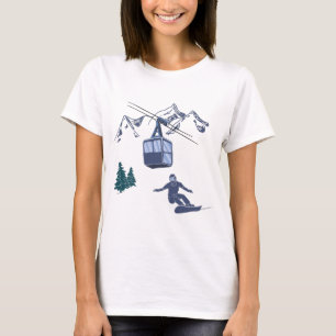 T-shirt Puissance du snowboard pour le peuple Station de s
