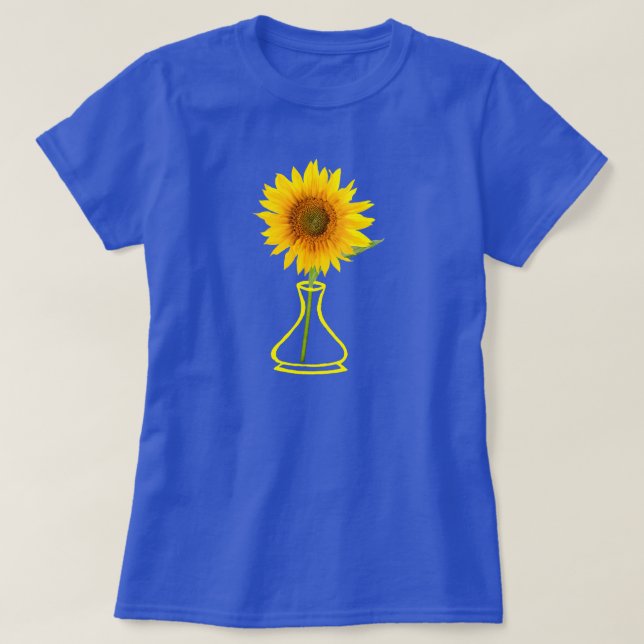 T-shirt Puissance du tournesol, soleil de l'été (Design devant)
