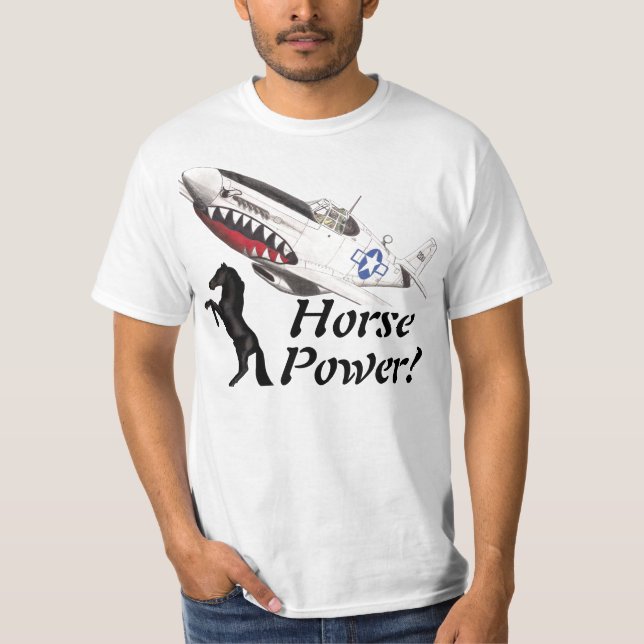 T-shirt Puissance en chevaux ! (Devant)