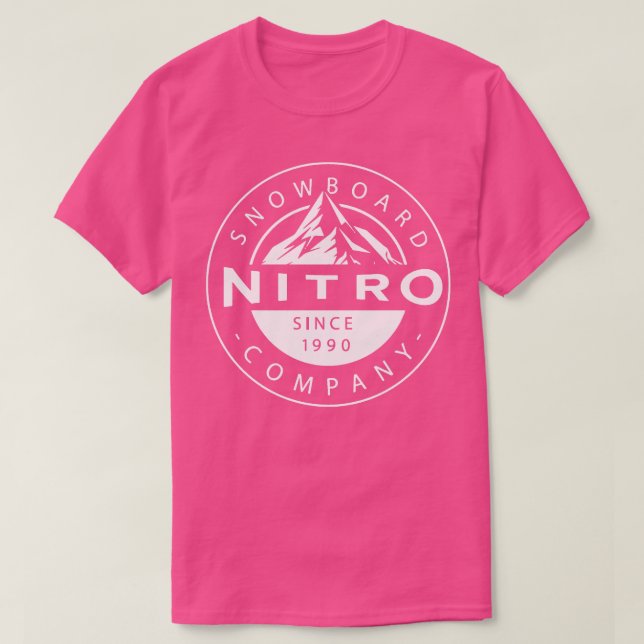 T-shirt Puissance en poudre des snowboards Nitro (Design devant)