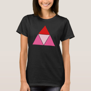 T-shirt Puissance et stabilité du concept triangle
