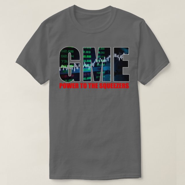 T-shirt Puissance GME Pour Les Squeezers (Design devant)