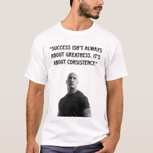 T-shirt Puissance Inarrêtable – La Mentalité de The Rock �