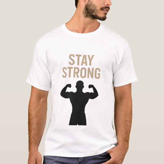 T-shirt Puissance Intérieure – Affiche de motivation Fitne (Devant)