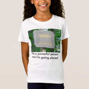 T-Shirt Puissance. Laissé quelqu'un sachez que vous voyez